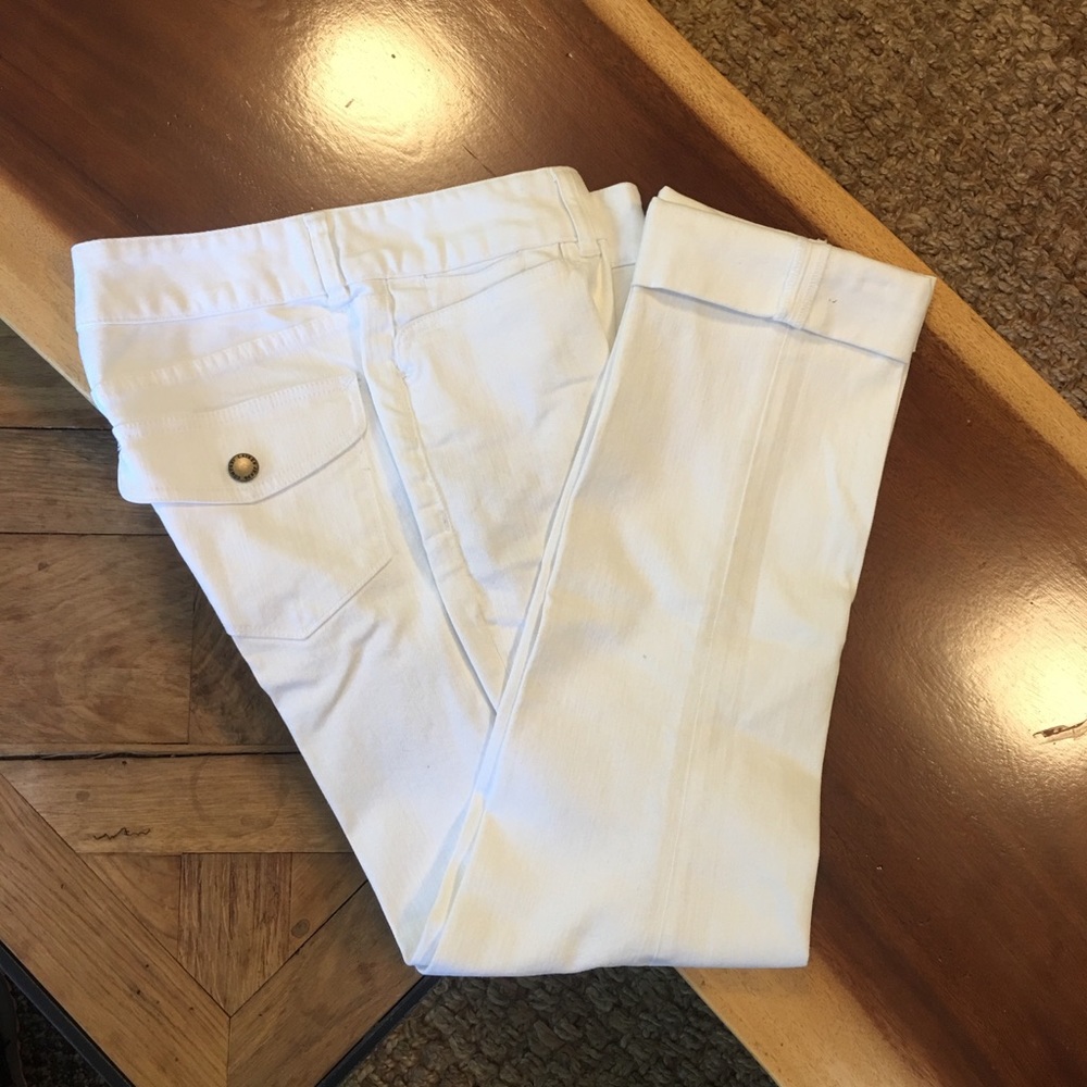 LAUREN RALPH LAUREN White Jeans SZ 6 UEC